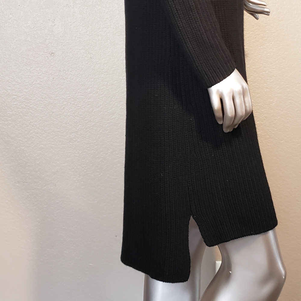 ANN TAYLOR Black Sweater Turtleneck Dress Med or Large PLEASE CHECK PICTURES - Picture 13 of 16